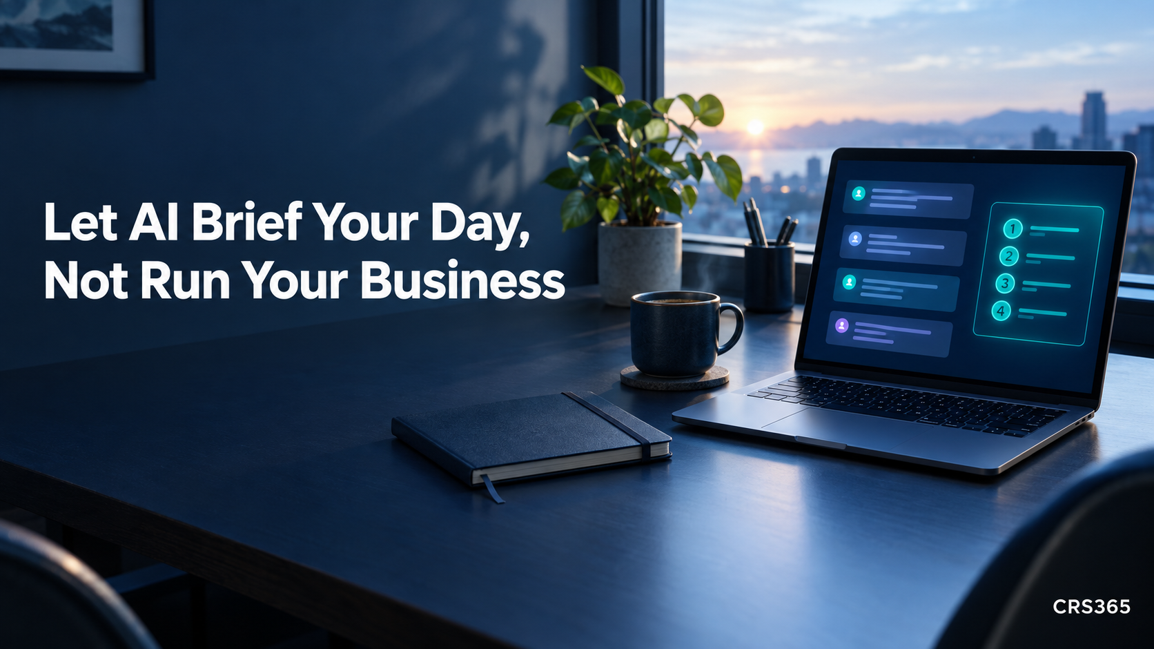 Let AI Brief Your Day, Not Run Your Business